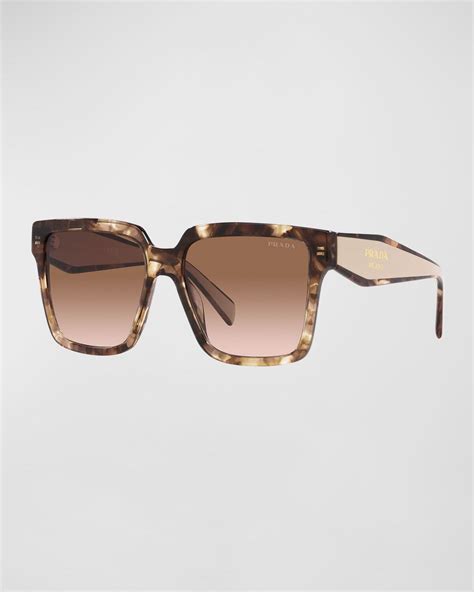 tort prada|Prada 57mm Gradient Square Sunglasses .